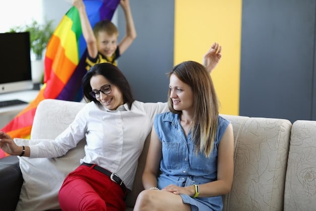 A diverse panel of LGBTQ+ professionals sharing their workplace experiences during a corporate diversity and inclusion event.