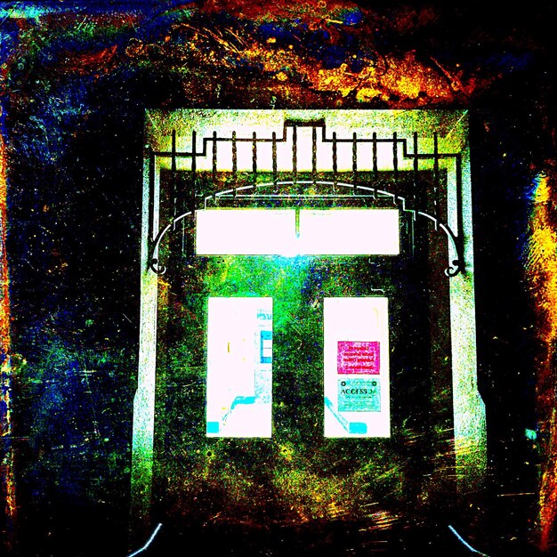 A poster or banner displaying a censored image from an LGBTQ+ film festival in mainland China. The image is partially obscured by black bars or other forms of symbolic censorship, reflecting the challenges faced by organizers and artists.